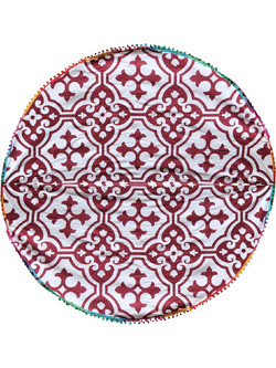 SUMMERtiempo Στρογγυλή Πετσέτα Θαλάσσης Μπλε 160cm 622156