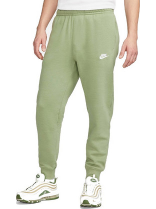 Nike Sportswear Club Ανδρικό Παντελόνι Φόρμας Fleece με Λάστιχο Πράσινο Mint BV2671-386