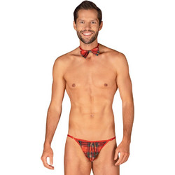 Στολή - Obsessive Mr Merrliio Thong & Bow κόκκινη OB4868