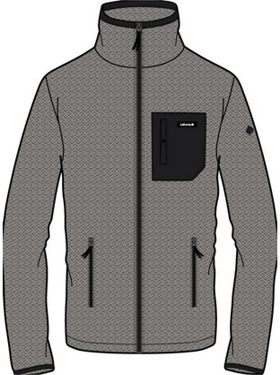 Lafuma Galati F- Ανδρική Ζακέτα Fleece με Φερμουάρ Γκρι LFV12138-4809