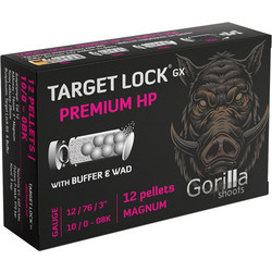 Gorilla Target Lock Premium HP Magnum Φυσίγγια Δράμια 12Cal 76mm 12βολα 5τμχ