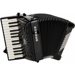 ΑΚΟΡΝΤΕΟΝ Hohner Bravo II 48 silent key Black + θηκη