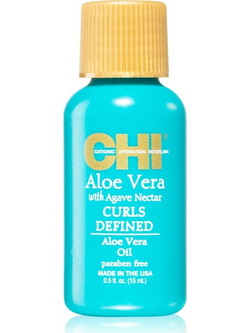Chi Aloe Vera Curls Defined Ξηρό Λάδι Μαλλιών για Επανόρθωση 15ml