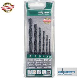 Σετ τρυπάνια Alpen HSS 6 τεμ