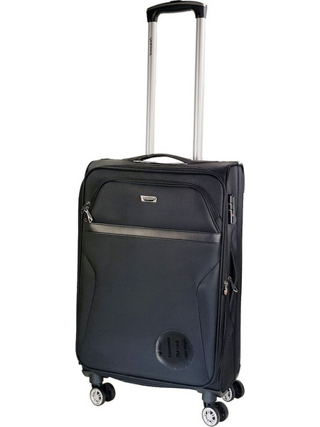 Diplomat ZC998-68 Βαλίτσα Μεσαία 68x42x30cm με 4 Ρόδες Μαύρη