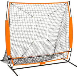 vidaXL Δίχτυ Εξάσκησης Μπέιζμπολ Μαύρο 174 x 76 x 158,5 εκ. 93362