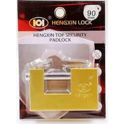 Ατσάλινο Λουκέτο Πέταλο με Κλειδί 90mm ForHome 806007 - For Home