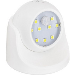 Φωτιστικό Μπαταρίας Κάμερα Λευκό LED SMD 3W-PIR Αισθητήρα Κίνησης Ψυχρό 6000K 79000 Globostar-79000-Λευκό 79000