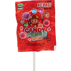 Kaiser Candyfense Kids Πολυβιταμινούχο Γλειφιτζούρι Κεράσι 1τμχ