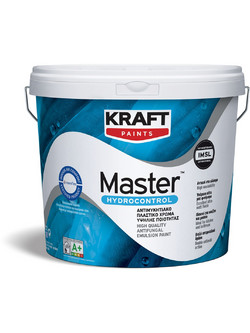 Kraft Paints Master Hydrocontrol Αντιμουχλικό Πλαστικό Χρώμα Εσωτερικού Χώρου Λευκό 10lt