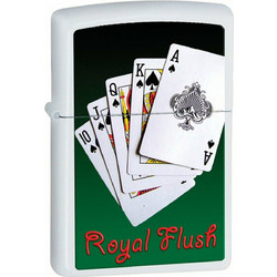 Zippo Αναπτήρας Λαδιού Αντιανεμικός Royal Flush