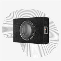 Blam Cr25 Subwoofer Αυτοκινήτου 10" με Κούτα
