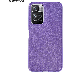 Θήκη Σιλικόνης Sonique Shiny Xiaomi Redmi Note 11 Pro Plus 5G Μωβ
