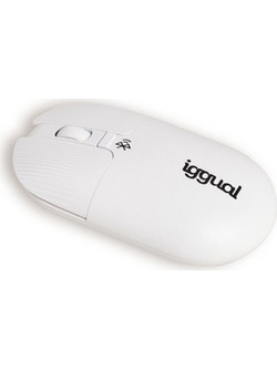 Iggual Yang Ασύρματο Bluetooth Ποντίκι White