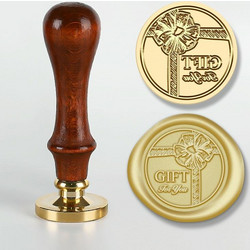 English Letters Series Fire Lacquer Seal Toxca Handle+Brass Seal Head(YW-40 Gift)