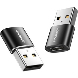 Adapter usb Male-Female Type-c (2 Pieces) Joyroom s-H152 (Black)