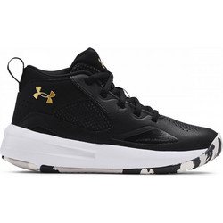 Under Armour Lockdown 5 PS Παιδικά Αθλητικά Παπούτσια για Μπάσκετ Μαύρα 3023534-003