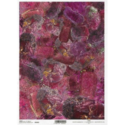 Ριζόχαρτο precious stones purple 21x29.7εκ. (ITD-R1662)