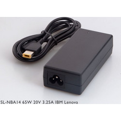 S-Link Φορτιστής Laptop 65W 20V 3.25A για Lenovo με Ενσωματωμένο Καλώδιο Τροφοδοσίας NBA14