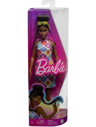 Mattel Barbie Fashionistas με Πολύχρωμο Φόρεμα HJT07