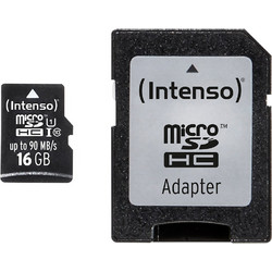 Intenso Professional microSDHC 16GB Class 10 UHS-I + Adapter