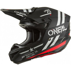 Oneal 5SRS Squadron V.22 Black/Grey Κράνος Μηχανής Motocross