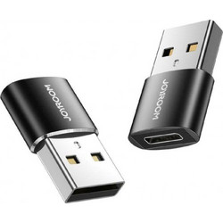 Joyroom Αντάπτορας USB-A male σε USB-C female (S-H152) 2τμχ