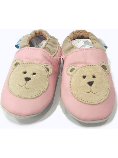 Minifeet Βρεφικά Slip Ons Αγκαλιάς Ροζ 15088