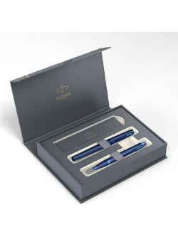 Parker IM Monochrome Blue Σετ Στυλό 2τμχ 1159.2222.41