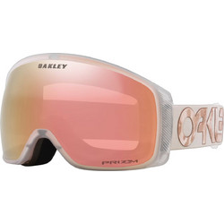 Oakley Flight Tracker M OO7105-70 Μάσκα Σκι & Snowboard Ενηλίκων Μπεζ με Φακό Καθρέπτη Ροζ
