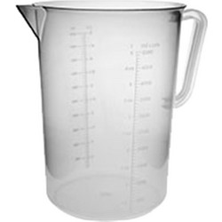 Κανάτα Μεζούρα πλαστική PP 3000ml φ17x23 5cm c377378