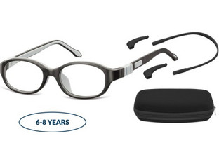 Sunoptic K2C Παιδικός Σκελετός Γυαλιών Οράσεως Κοκάλινος Μαύρος