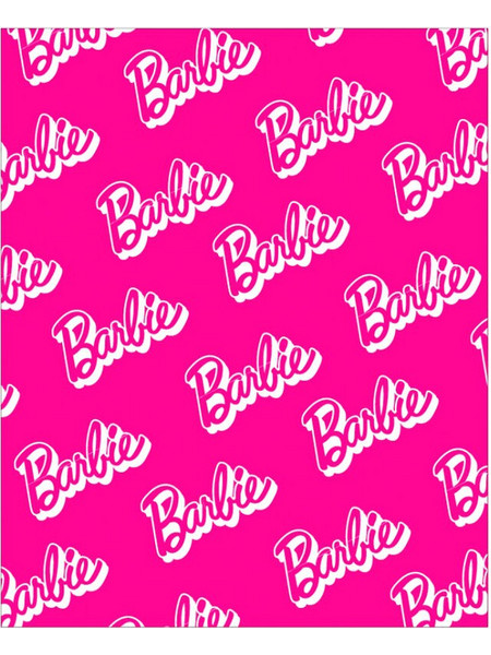 Barbie coral blanket