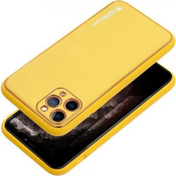 Θήκη κινητού Forcell Leather for iPhone 15 Pro Max Yellow