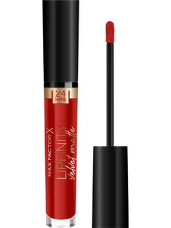Max Factor Lipfinity Velvet Matte 025 Red Luxury Long Lasting Liquid Κραγιόν