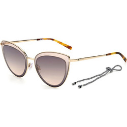 Missoni MMI0019/S 06J/FF Γυναικεία Γυαλιά Ηλίου Cat Eye Κοκάλινα Μεταλλικά Χρυσά με Ροζ Degradee Φακό