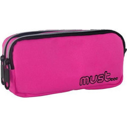 Must Energy Monochrome Fluo Κασετίνα με 2 Θήκες Φούξια 584622