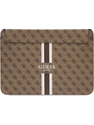 Guess 4G Printed Stripes Θήκη Laptop 16" Brown