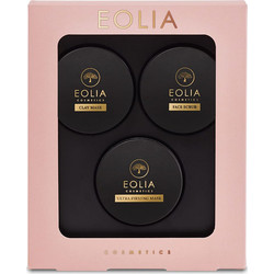 Eolia Gift Set Hydra Shine Mask & Clay Mask & Face Scrub