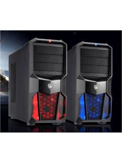 Powertech CP-626 Red Midi Tower Κουτί Υπολογιστή