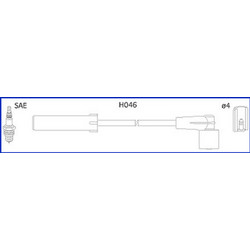 Hitachi Σετ Καλωδίων Υψηλής Τάσης - 134979