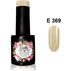 Gellie UV Led Soak Off E 369 Glitter Ημιμόνιμο Βερνίκι Νυχιών 10ml