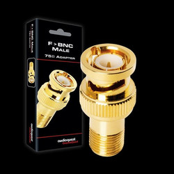 AudioQuest F > BNC Male 75Ω Adapter