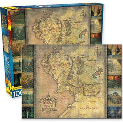 Puzzle Aquarius The Lord Of The Rings Map 1000 Κομμάτια