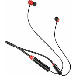 Hoco ES53 Ακουστικά Bluetooth In Ear Ανθεκτικά στο Νερό Red