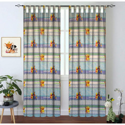 Vasilas Home Παιδική Κουρτίνα με Θηλιές 140x290 Winnie Honeyday 38 Multicolor
