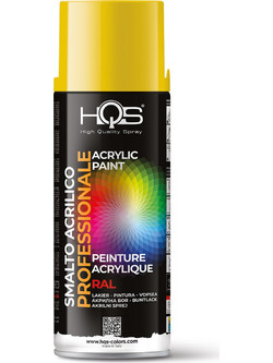 Benman Acrylic Color Spray Σπρέι Βαφής Σκούρο Κίτρινο Gloss 400ml