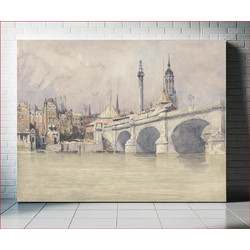 Πίνακας, The Opening of the New London Bridge by David Cox