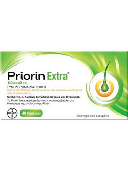 Bayer Priorin Extra Σετ Σαμπουάν & Συμπλήρωμα Διατροφής κατά της Τριχόπτωσης 200ml + 30 Κάψουλες