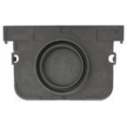 Stamplast Τερματικό Με Έξοδο Φ40 Για Κανάλι 11Χ100/5,7cm PP1004 STAMPLAST PP1004